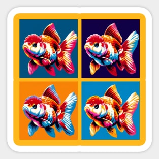 Pop Oranda Goldfish - Cool Aquarium Fish Sticker